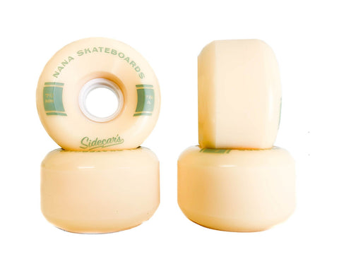 NANA Skateboard Wheels 70mm Sidecars Beige - The Boardroom Downhill Limited